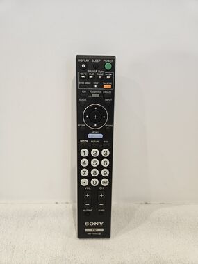 Sony Black TV Remote Control - Bravia Compatible RM-YD023 Untested